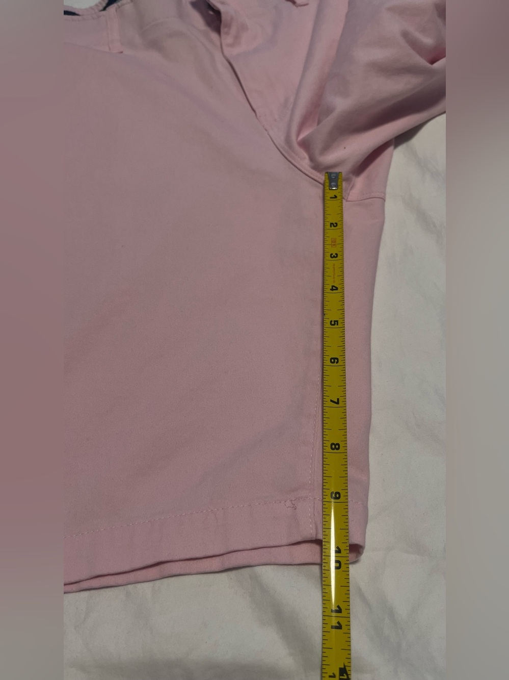 Nat Nast Men”s 10”Pink Chino Flat-Front Cotton Blend Casual Golf Shorts Size 36 - Picture 6 of 10